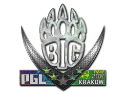 Sticker | BIG (Holo) | Krakow 2017 image