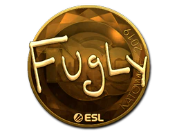 Sticker | FugLy (Gold) | Katowice 2019 image