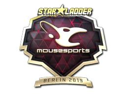 Sticker | mousesports (Gold) | Berlin 2019 image