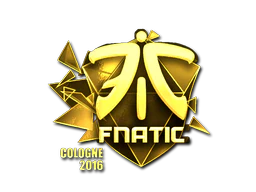 Sticker | Fnatic (Gold) | Cologne 2016 image
