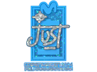 Sticker | JUST (Glitter) | Copenhagen 2024 image