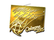 Sticker | GeT_RiGhT (Gold) | Cologne 2015 image