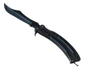 ★ Butterfly Knife | Blue Steel image