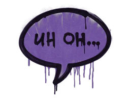 Sealed Graffiti | Uh Oh (Monster Purple)