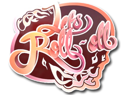 Sticker | Let's Roll-oll image