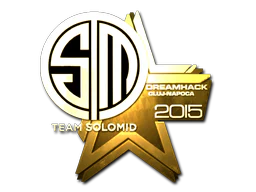 Sticker | Team SoloMid (Gold) | Cluj-Napoca 2015 image