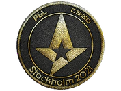 Patch | Astralis (Gold) | Stockholm 2021 image