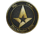 Patch | Astralis (Gold) | Stockholm 2021 image