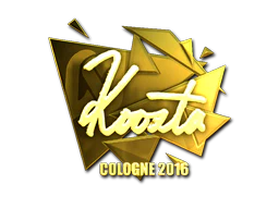 Sticker | koosta (Gold) | Cologne 2016 image