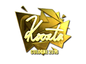 Sticker | koosta (Gold) | Cologne 2016 image