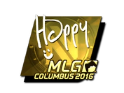 Sticker | Happy (Gold) | MLG Columbus 2016 image