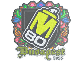 Sticker | M80 (Embroidered) | Budapest 2025