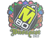 Sticker | M80 (Embroidered) | Budapest 2025 image