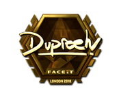 Sticker | dupreeh (Gold) | London 2018 image