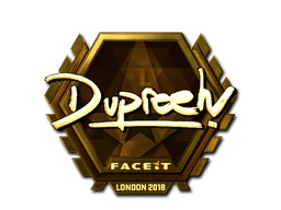 Sticker | dupreeh (Gold) | London 2018 image
