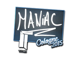 Sticker | Maniac | Cologne 2015 image