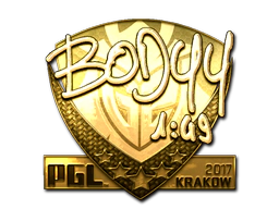 Sticker | bodyy (Gold) | Krakow 2017 image