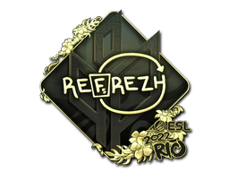 Sticker | refrezh (Gold) | Rio 2022 image