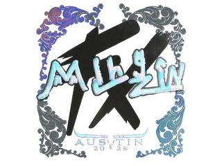 Sticker | mlhzin (Holo) | Austin 2025