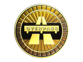 Sticker | Overpass (Gold)