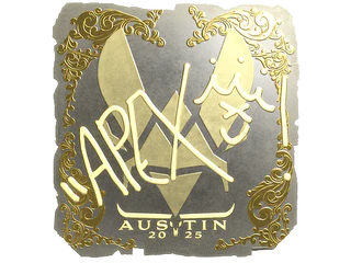 Sticker | apEX (Gold) | Austin 2025