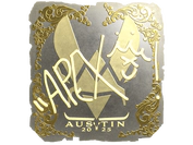 Sticker | apEX (Gold) | Austin 2025 image