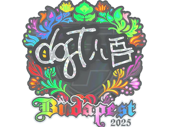 Sticker | dgt (Holo) | Budapest 2025 image