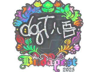 Sticker | dgt (Holo) | Budapest 2025