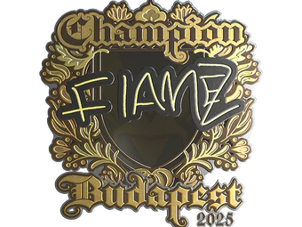 Sticker | FlameZ (Gold, Champion) | Budapest 2025 image