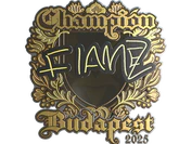 Sticker | FlameZ (Gold, Champion) | Budapest 2025 image