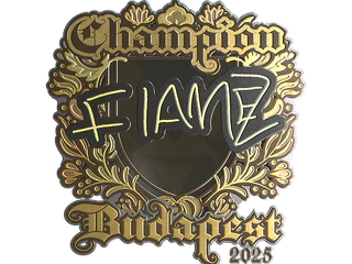 Sticker | FlameZ (Gold, Champion) | Budapest 2025