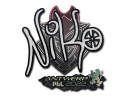 Sticker | NiKo | Antwerp 2022 image