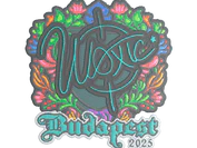 Sticker | woxic (Embroidered) | Budapest 2025 image
