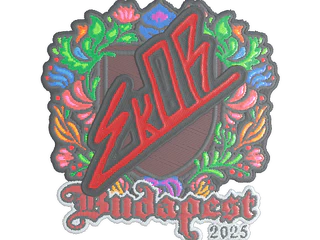 Sticker | sk0R (Embroidered) | Budapest 2025
