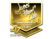 Sticker | hazed (Gold) | Cluj-Napoca 2015 image