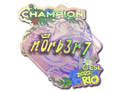 Sticker | n0rb3r7 (Holo, Champion) | Rio 2022 image