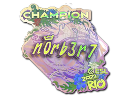 Sticker | n0rb3r7 (Holo, Champion) | Rio 2022 image