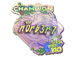 Sticker | n0rb3r7 (Holo, Champion) | Rio 2022 image