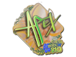 Sticker | apEX (Holo) | Rio 2022 image