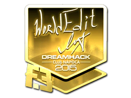 Sticker | WorldEdit (Gold) | Cluj-Napoca 2015 image