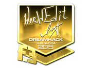 Sticker | WorldEdit (Gold) | Cluj-Napoca 2015 image
