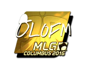 Sticker | olofmeister (Gold) | MLG Columbus 2016 image