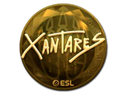 Sticker | XANTARES (Gold) | Katowice 2019 image