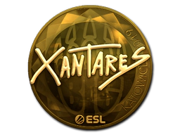Sticker | XANTARES (Gold) | Katowice 2019 image