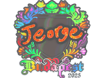 Sticker | jeorge (Holo) | Budapest 2025 image