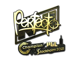 Sticker | Perfecto (Gold) | Stockholm 2021 image