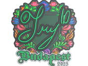 Sticker | TRY (Embroidered) | Budapest 2025 image