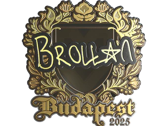 Sticker | Brollan (Gold) | Budapest 2025 image