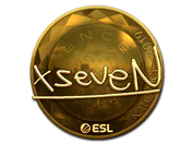 Sticker | xseveN (Gold) | Katowice 2019 image