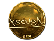 Sticker | xseveN (Gold) | Katowice 2019 image